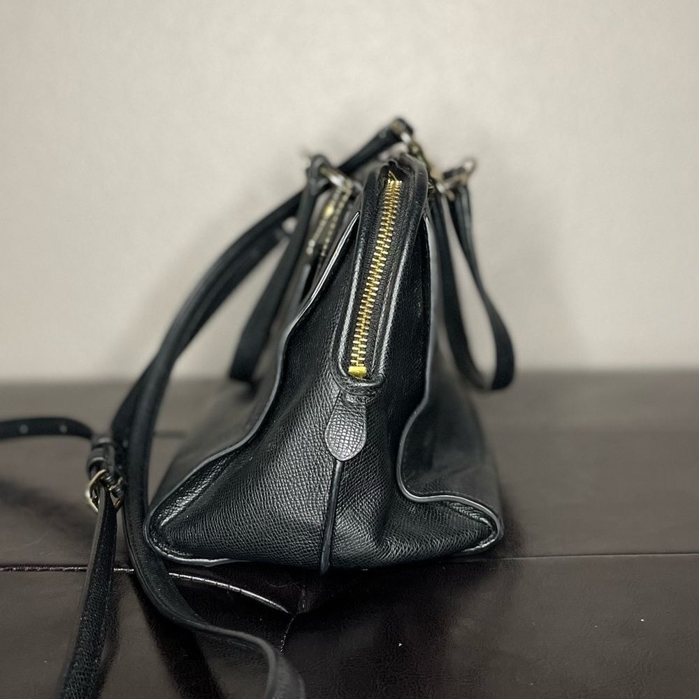 Coach Purse In Black Pebble Leather Nolita Satchel Women’s Bags 35650​​​ - Picture 7 of 16